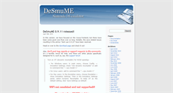Desktop Screenshot of desmume.org